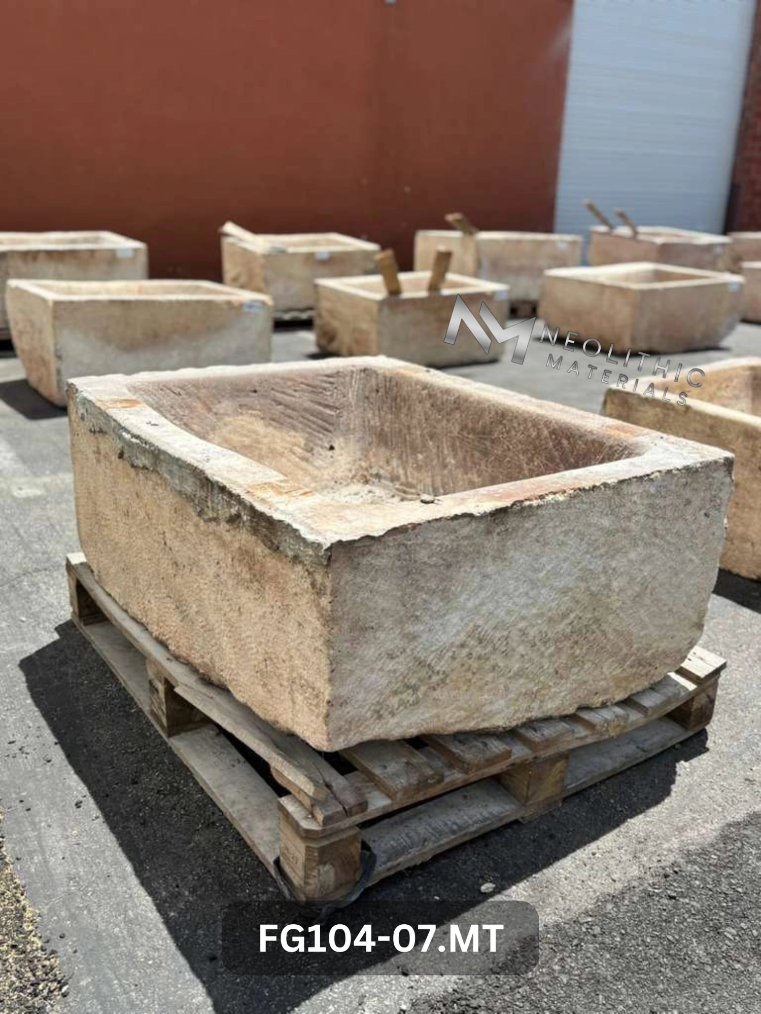 French Antique Limestone Troughs - Image 7