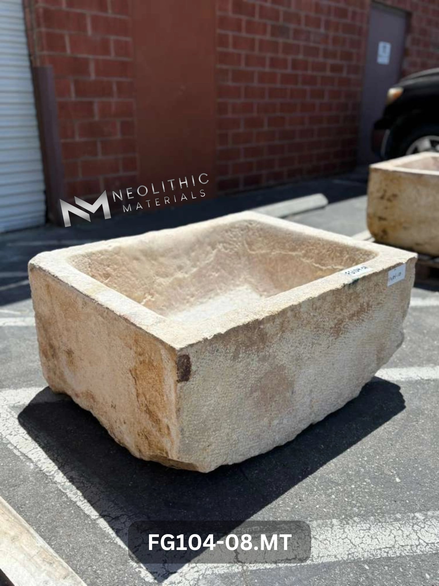 French Antique Limestone Troughs - Image 8