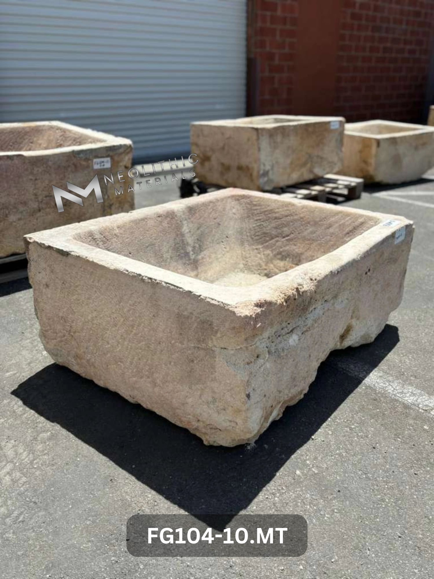 French Antique Limestone Troughs - Image 10