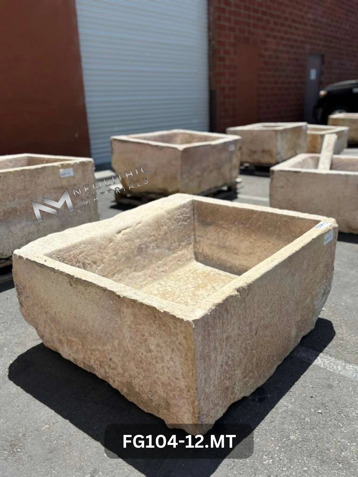 French Antique Limestone Troughs - Image 12