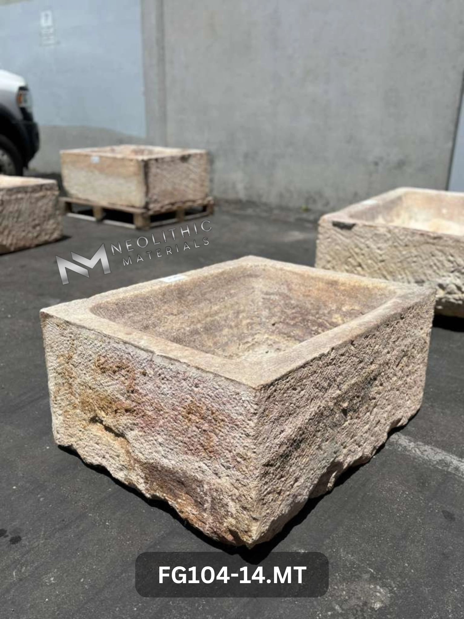 French Antique Limestone Troughs - Image 14