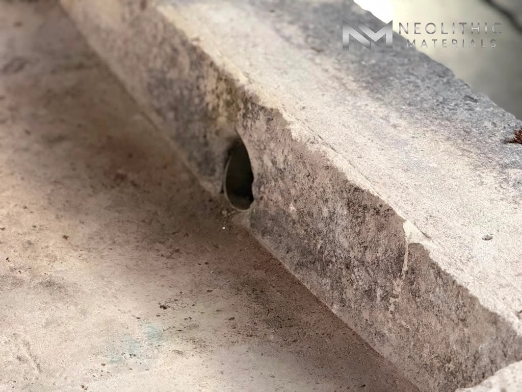French Antique Limestone Sink - Image 9