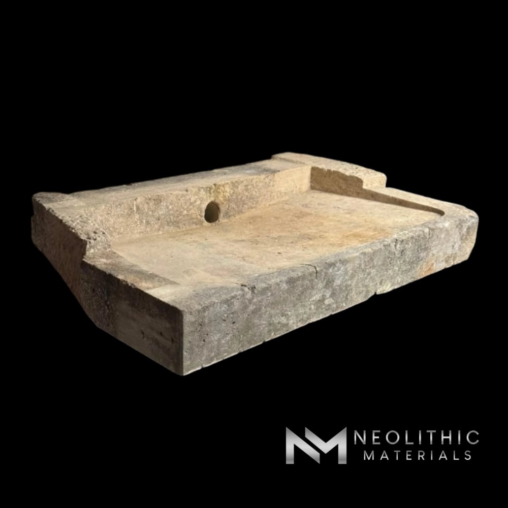 French Antique Limestone Sink