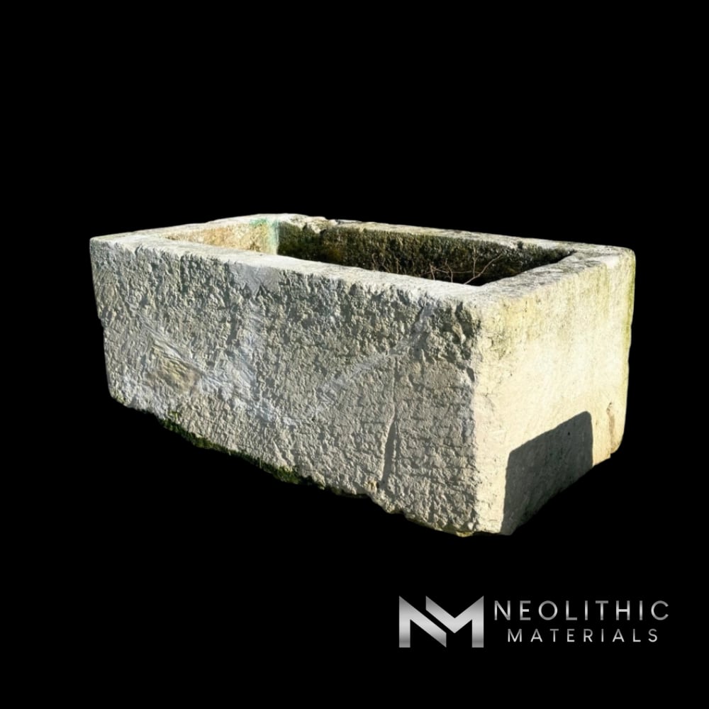 French Antique Limestone Trough