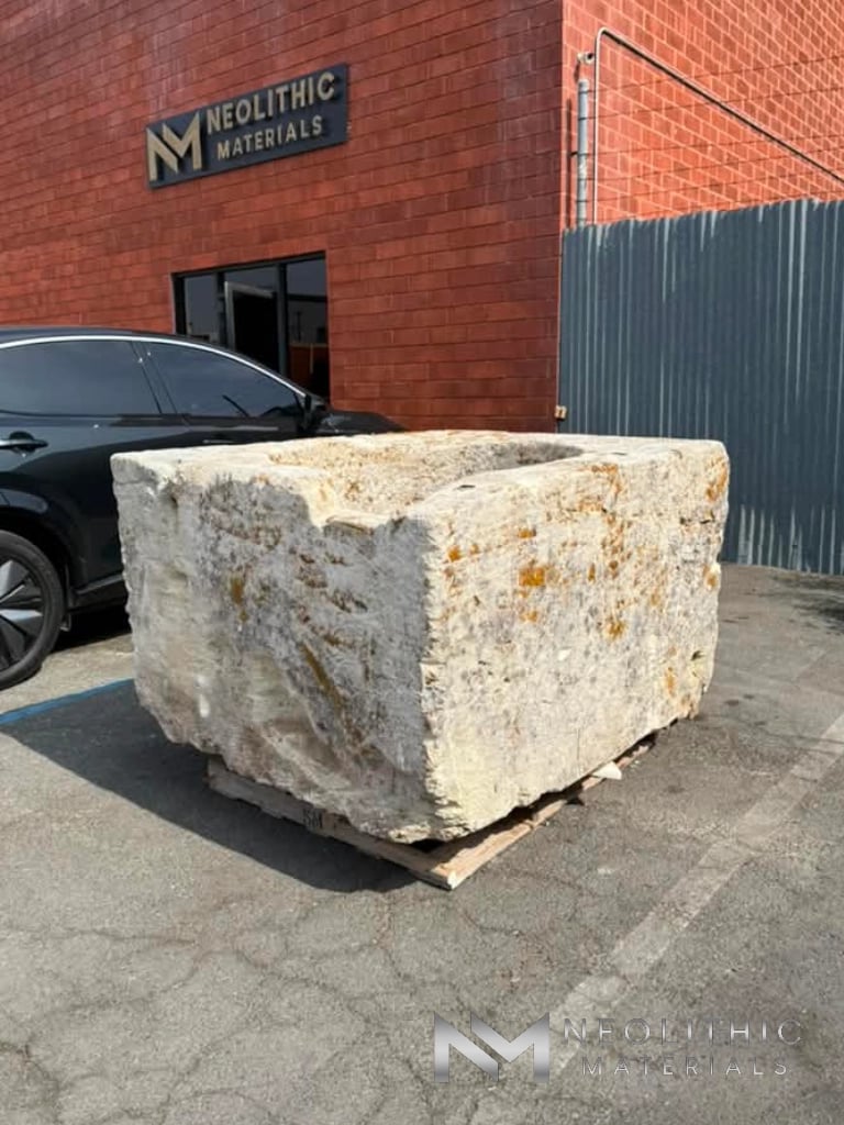 French Antique Limestone Wellhead - Image 2