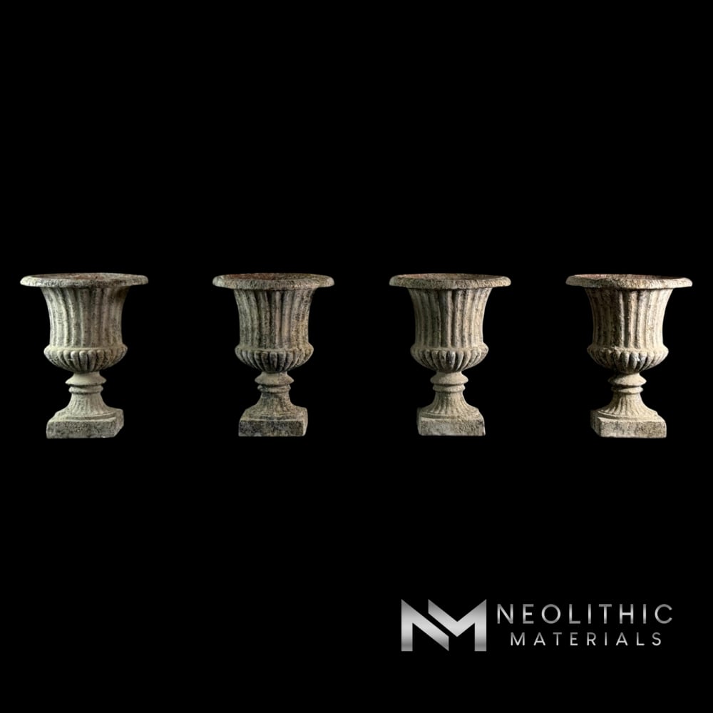 French Antique Cast Stone Planter / Jardiniere