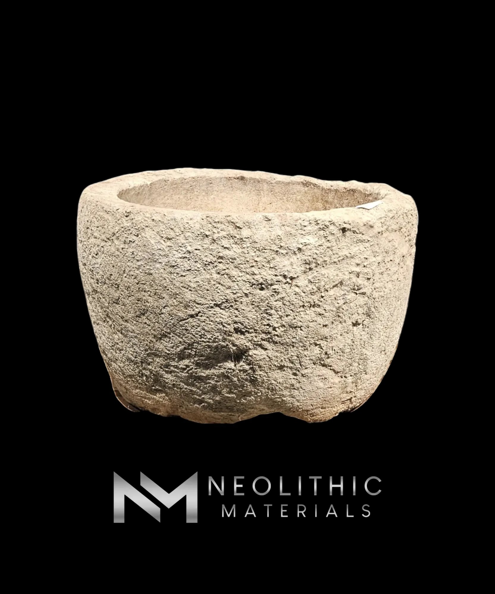 Antique French Round Limestone Trough