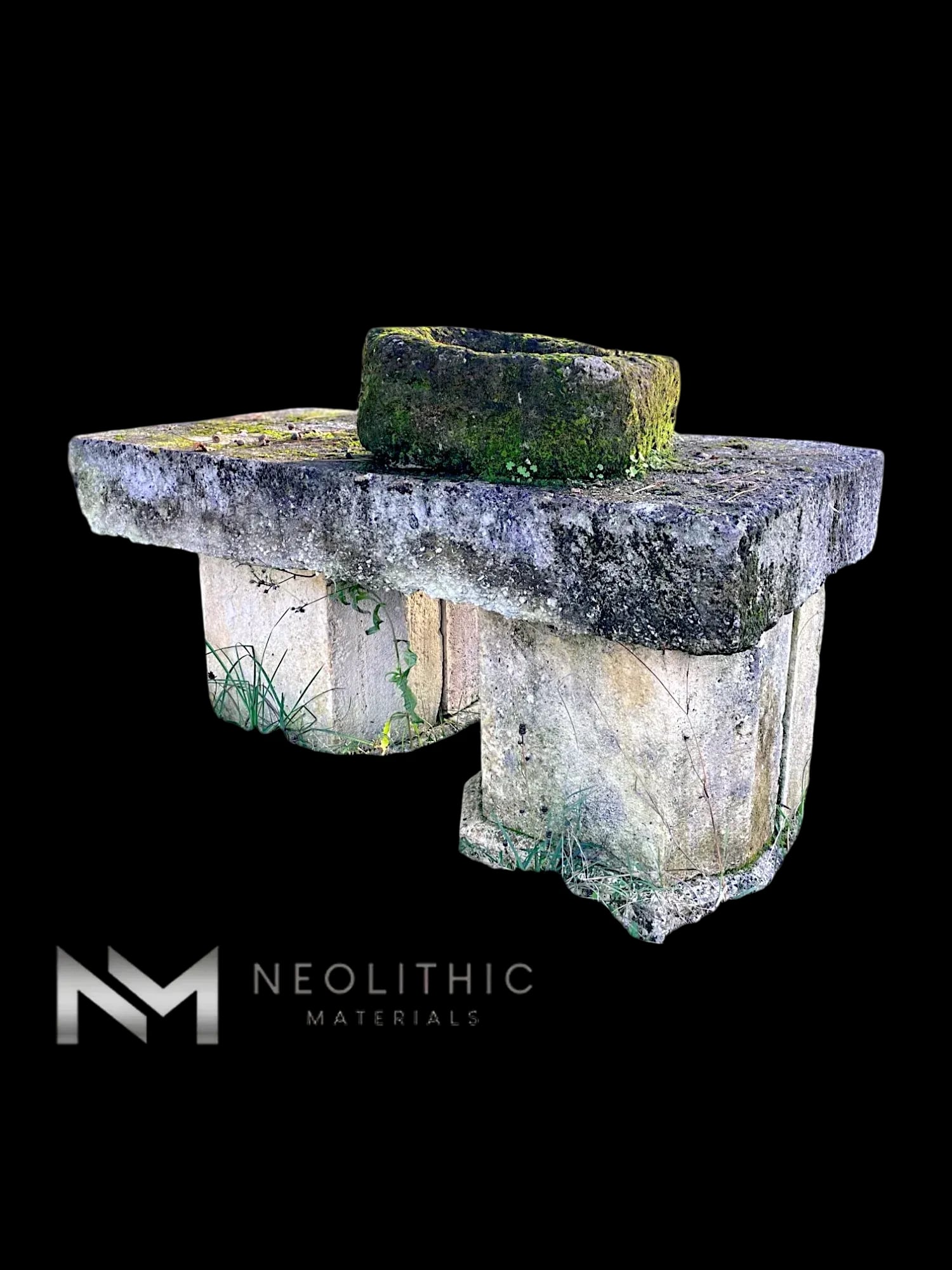 Limestone Table Base - Image 1