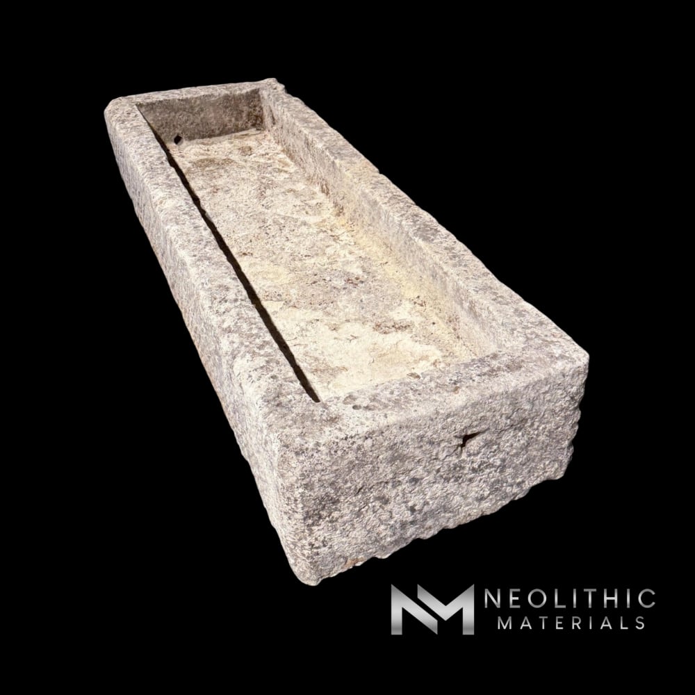 Antique French Limestone Trough