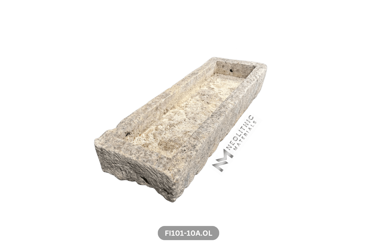 Antique French Limestone Trough - Image 4