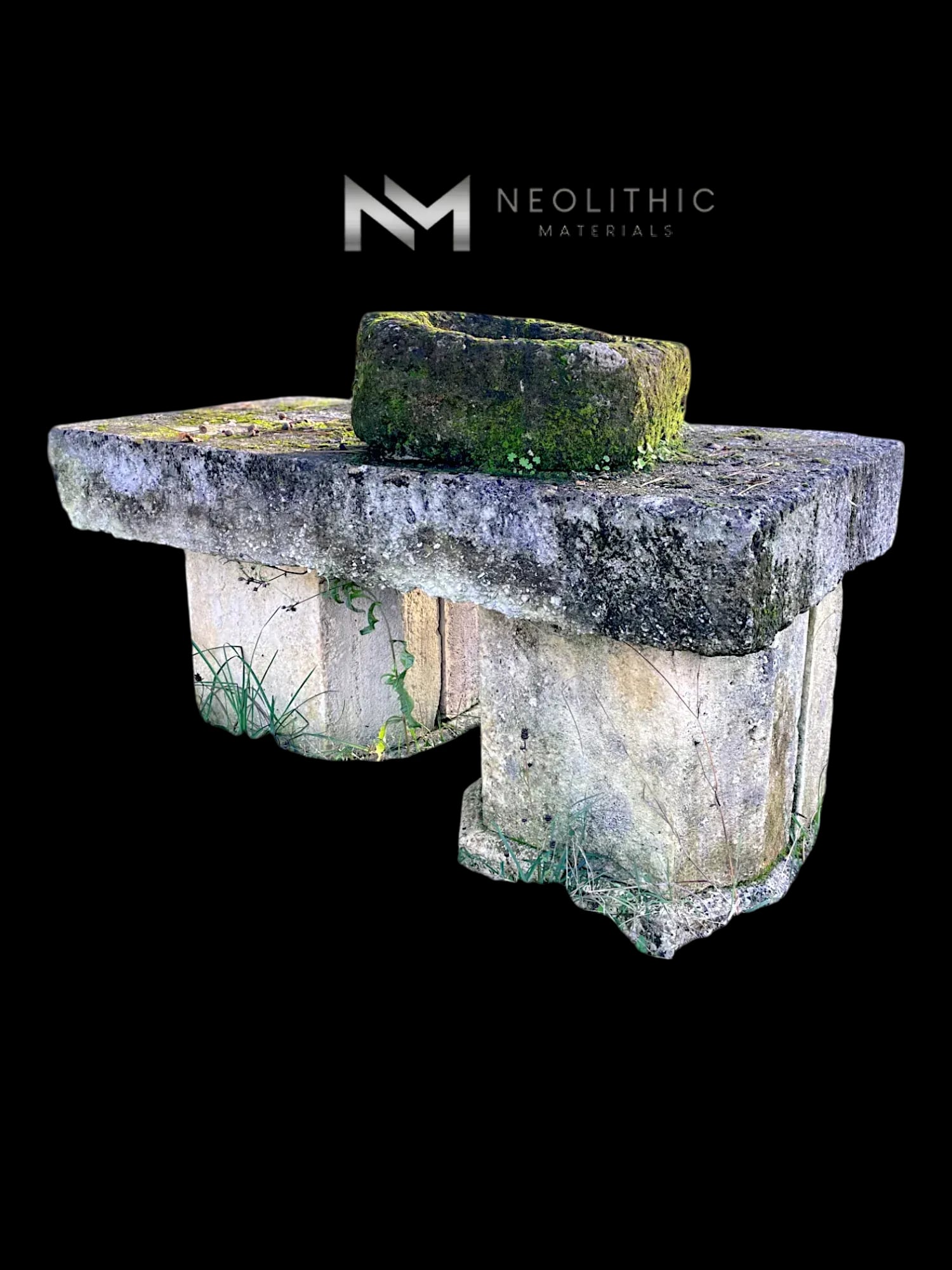 Antique Limestone Table Slab