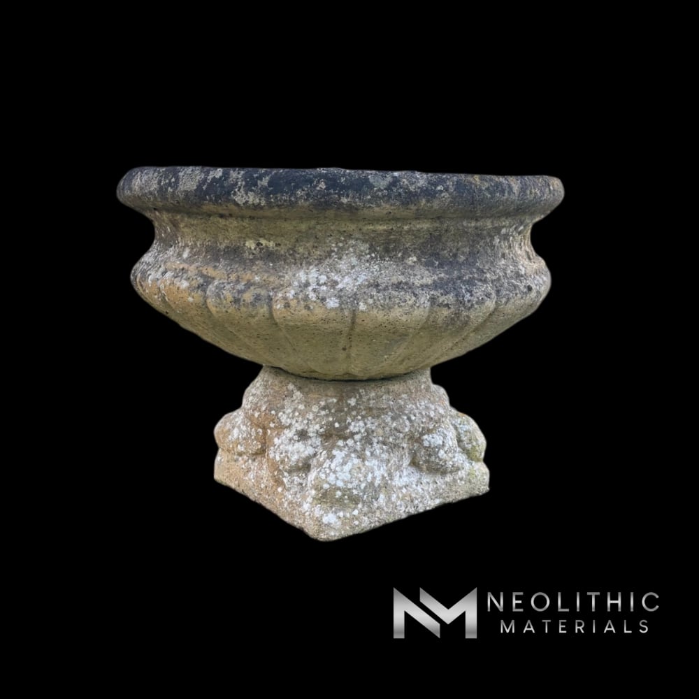 Antique Stone Vase (Pair)