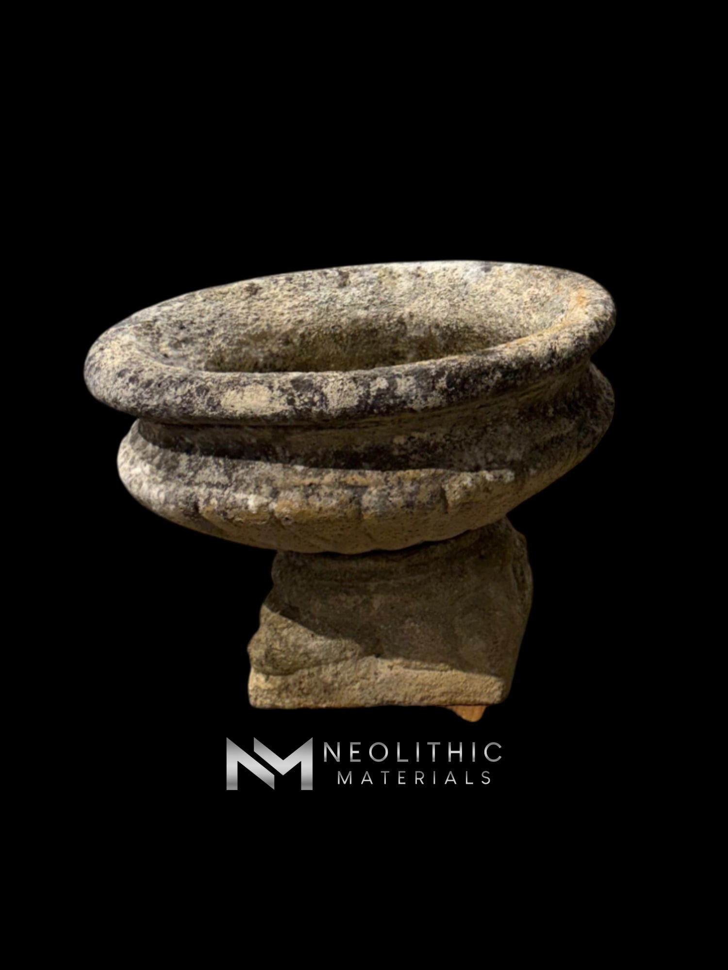 Antique Stone Vase (Pair) - Image 5