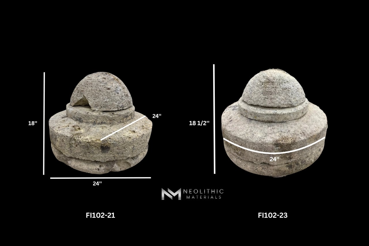 French Antique 19th Century Finials - Image 8