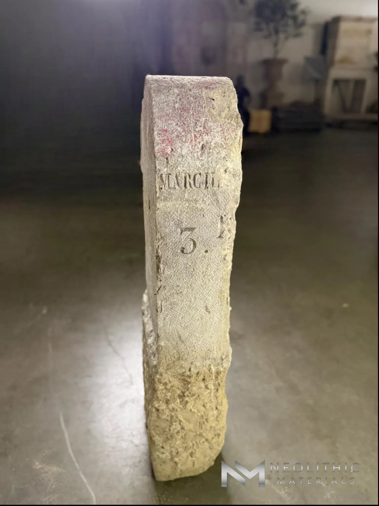 French Antique Mile Marker - Image 4