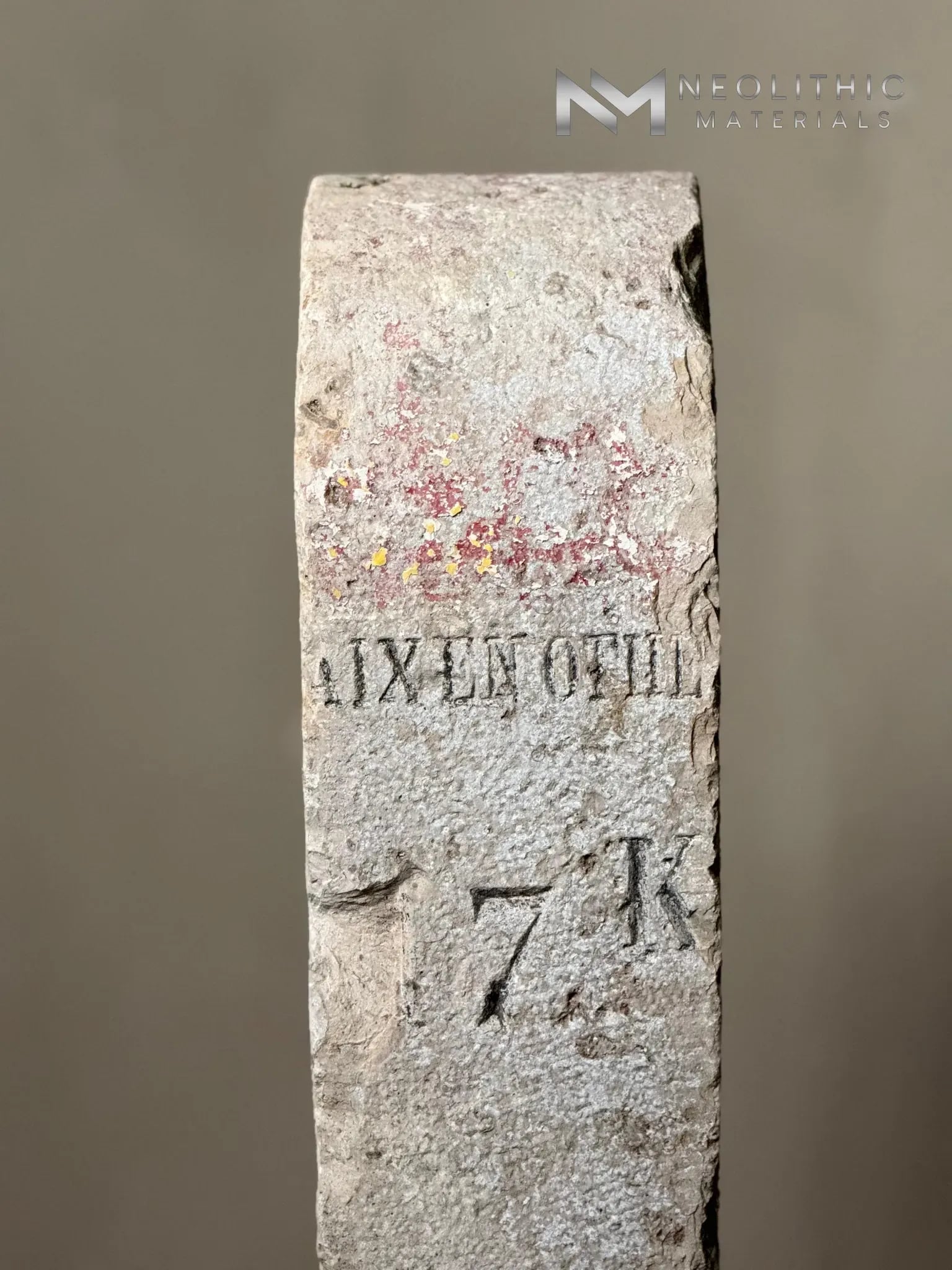 French Antique Mile Marker - Image 5