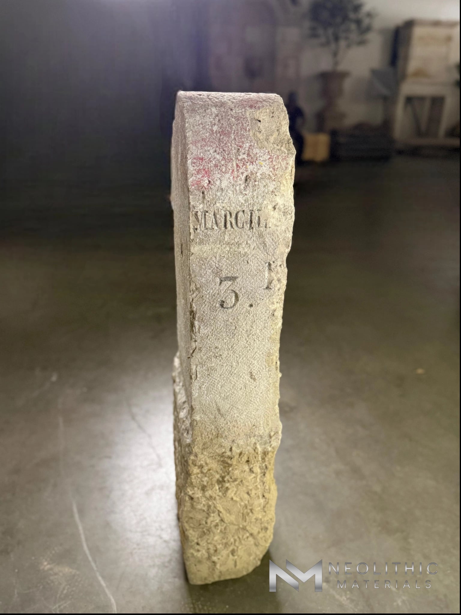 French Antique Mile Marker - Image 4