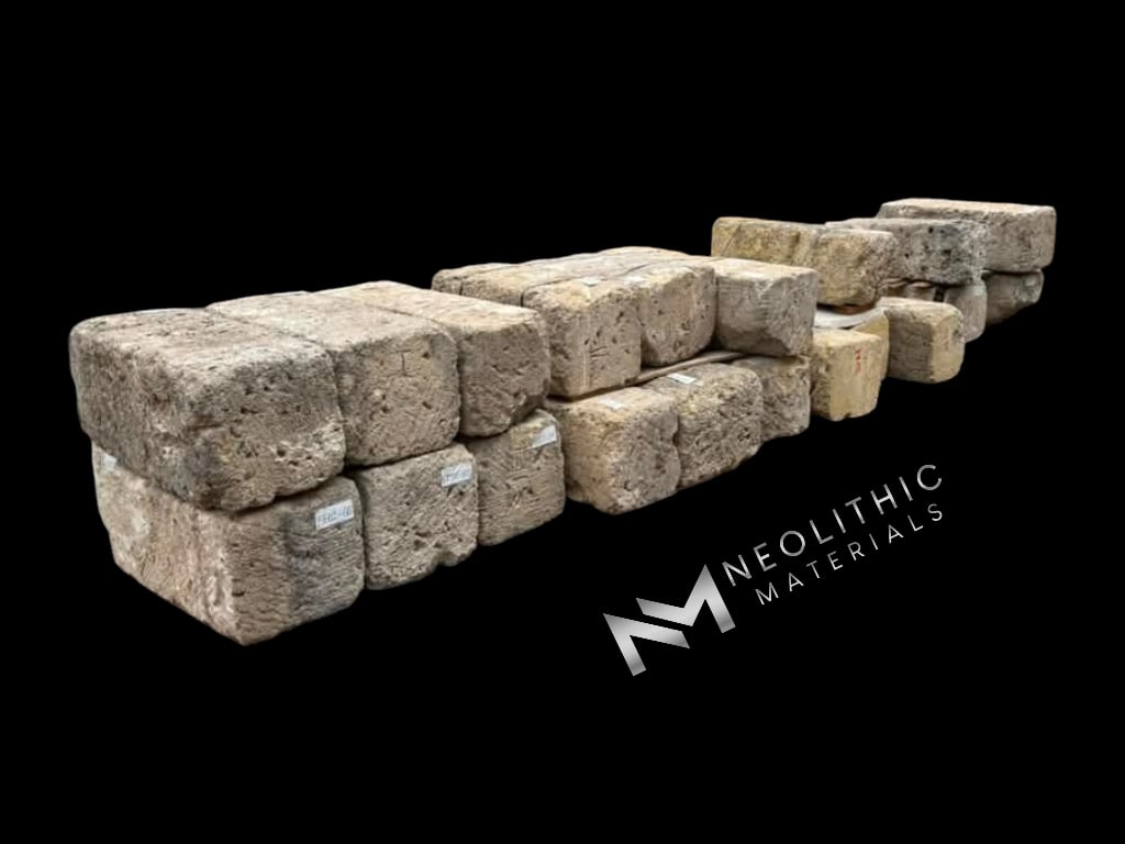 French Antique Limestone Blocks