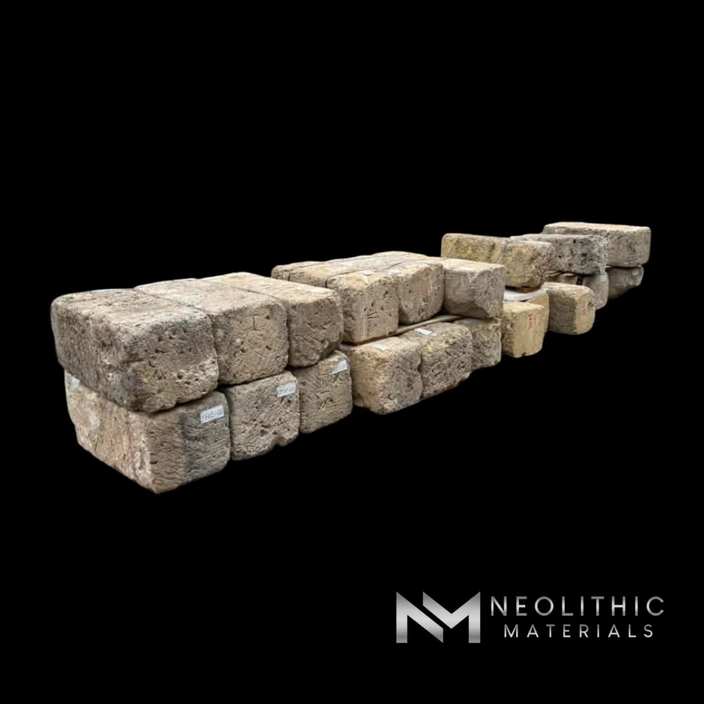 French Antique Limestone Blocks