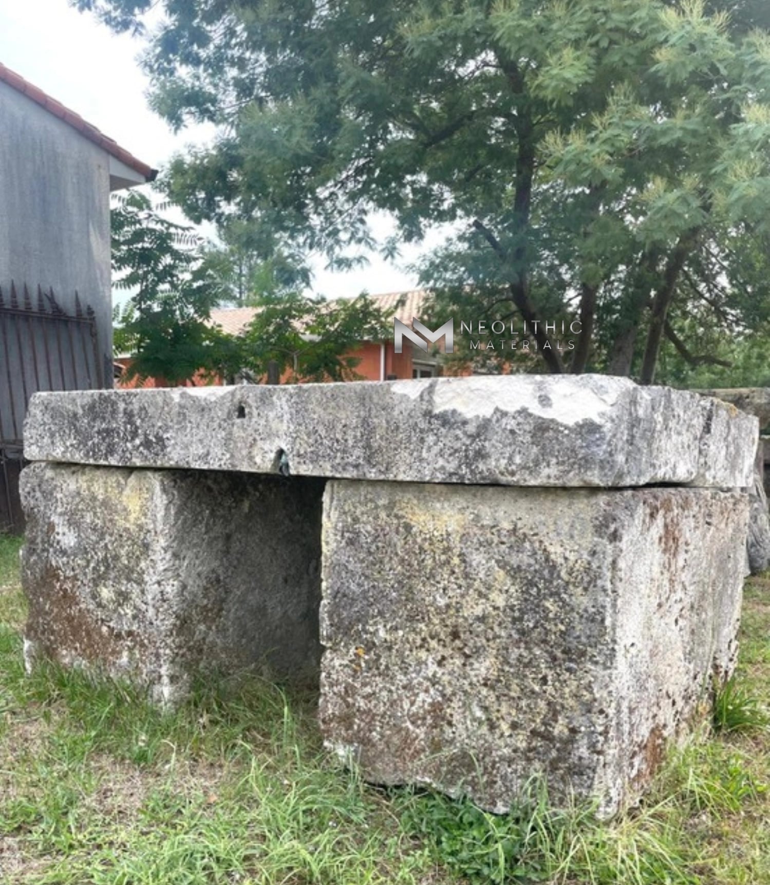 French Antique Stone Socles - Image 1
