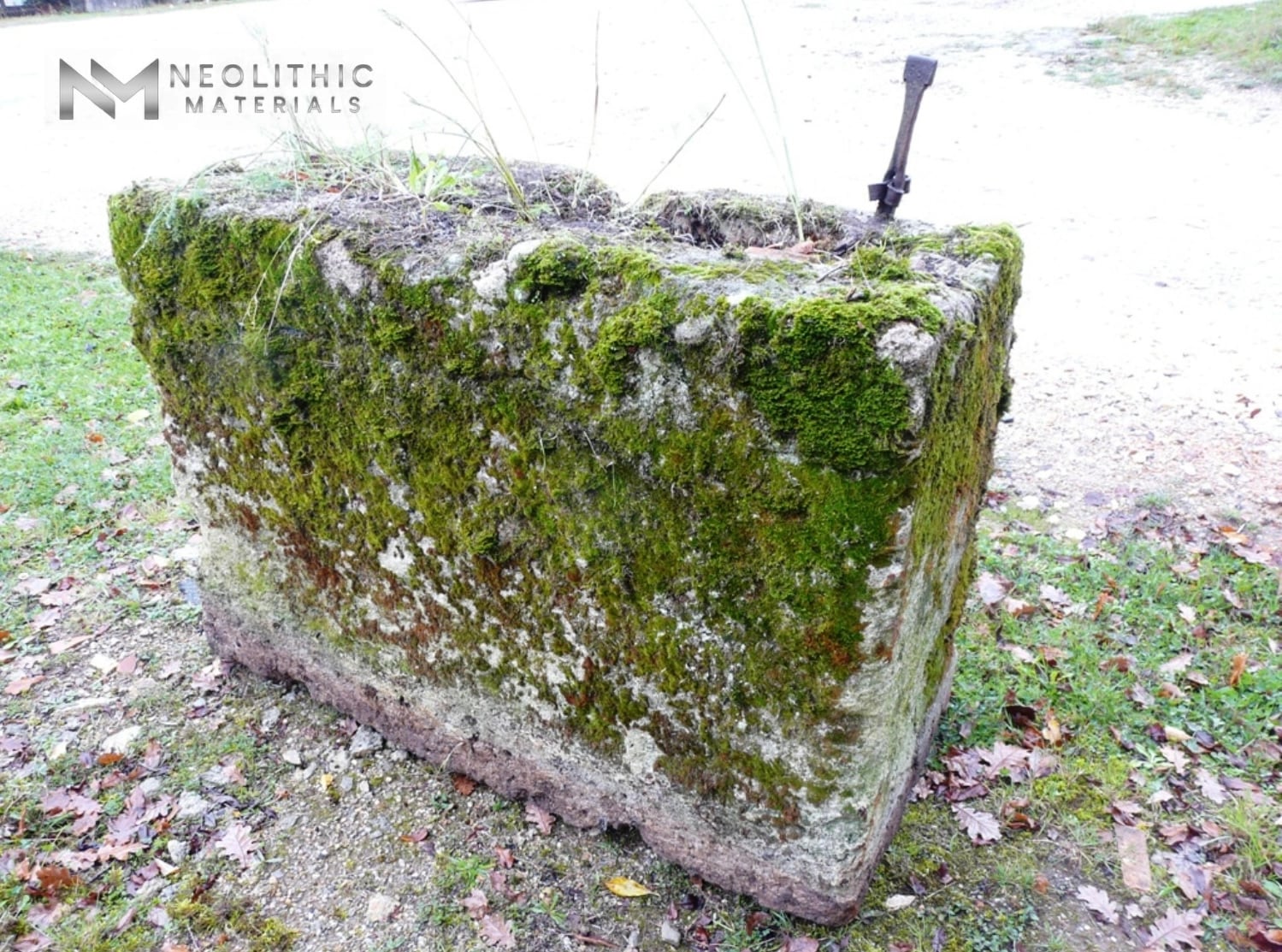 French Antique 19th Century Limestone Mill - Image 2