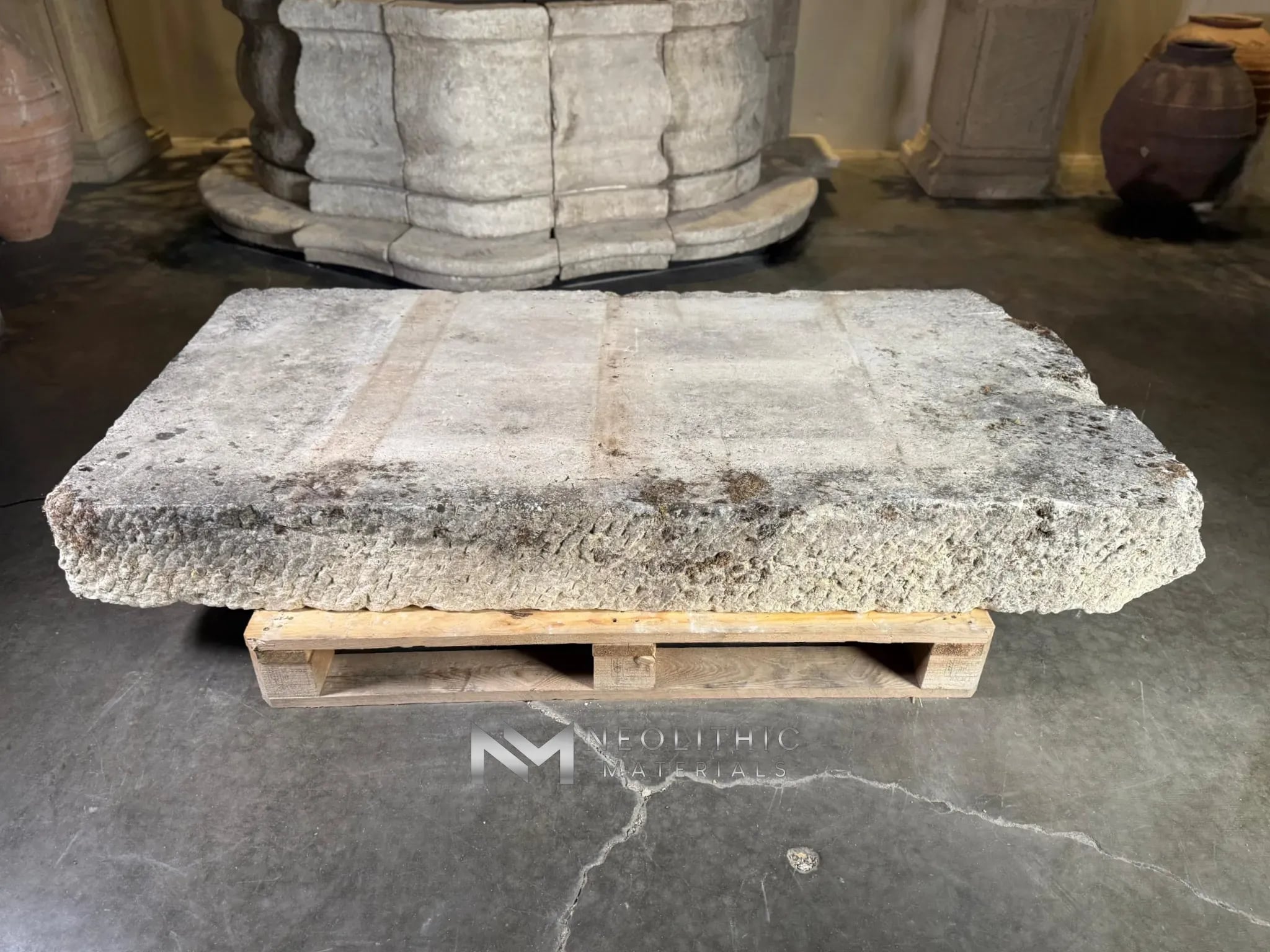 French Antique Foundation Slab - Image 1