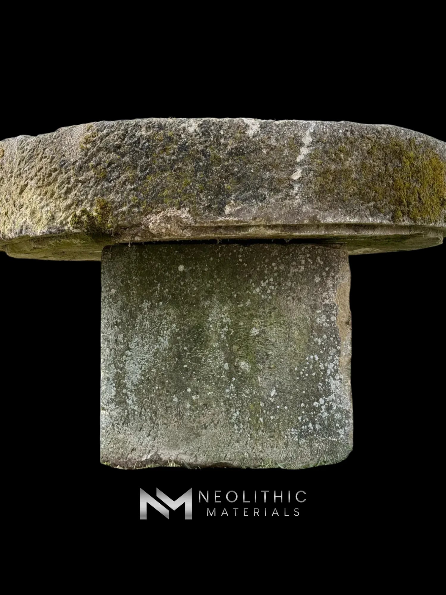 French Antique Limestone Table - Image 2