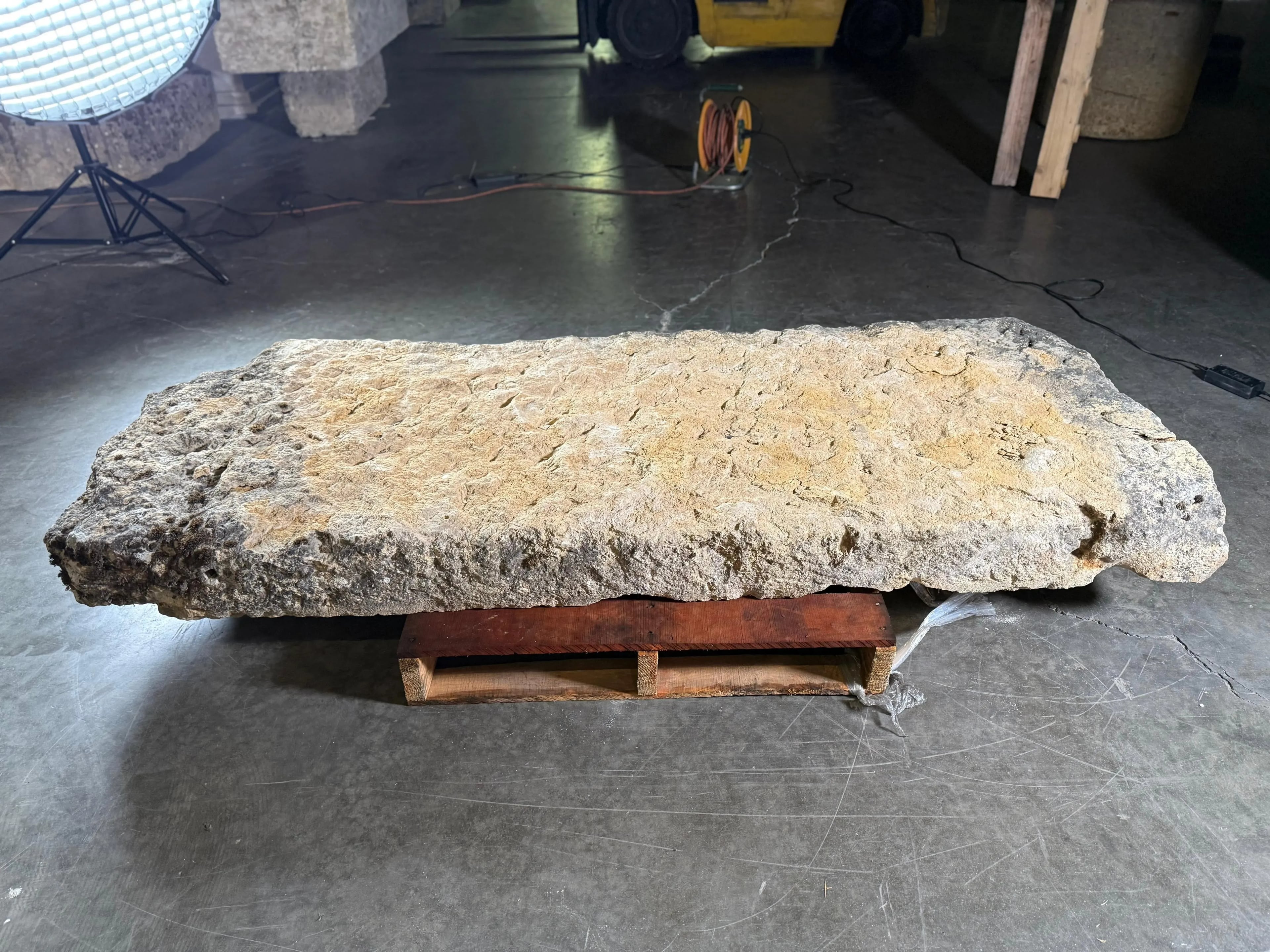 French Antique Limestone Slab - Image 1
