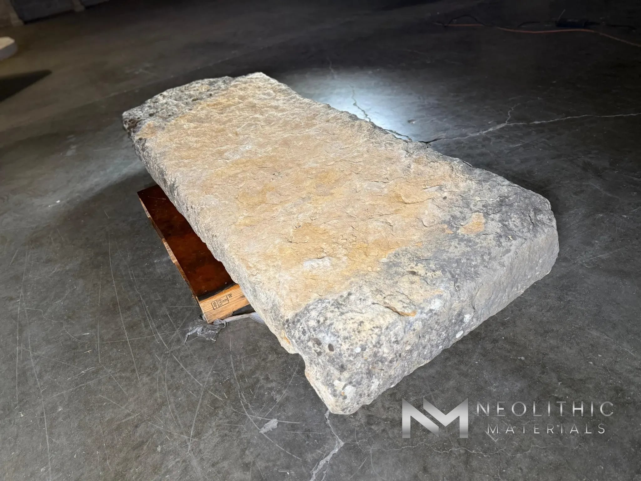 French Antique Limestone Slab - Image 2