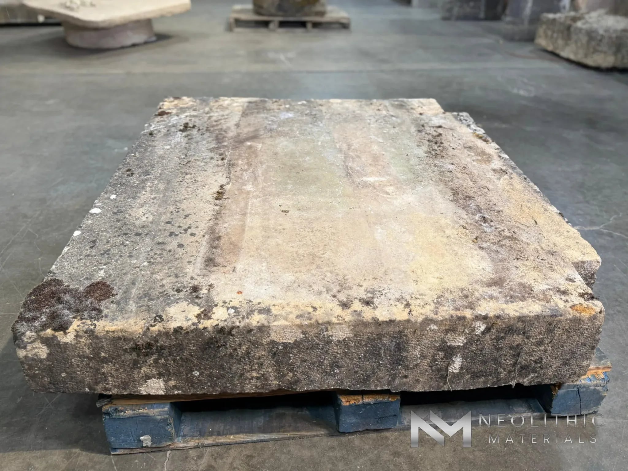French Antique Limestone Slab - Image 3