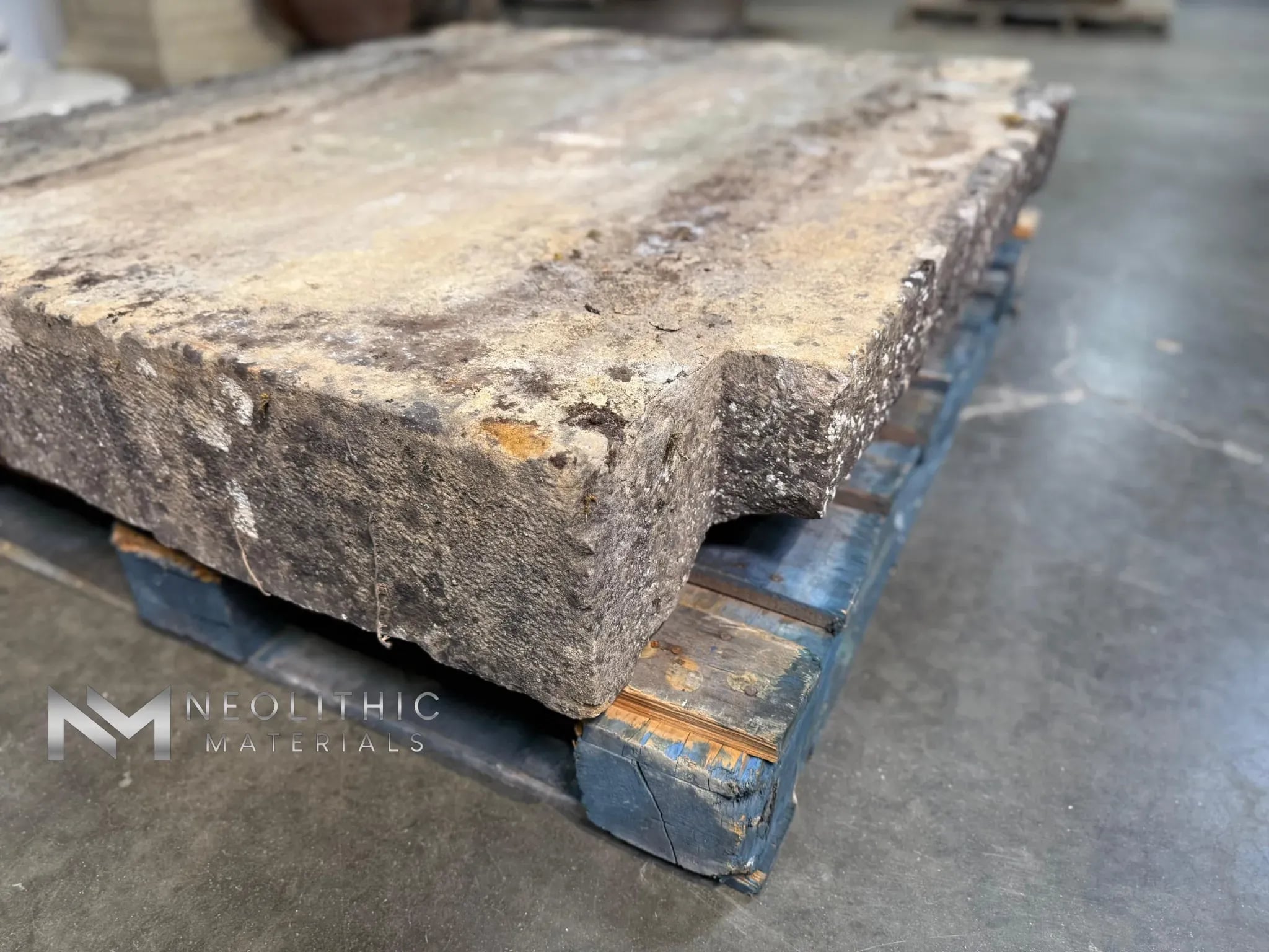 French Antique Limestone Slab - Image 5
