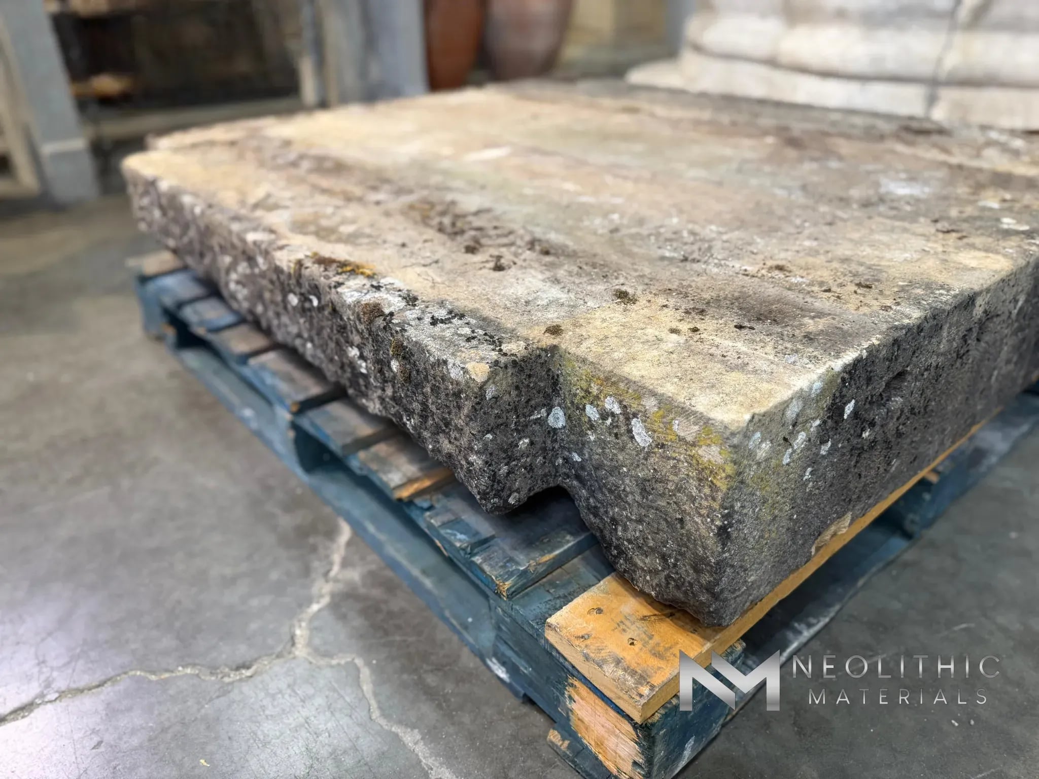 French Antique Limestone Slab - Image 6