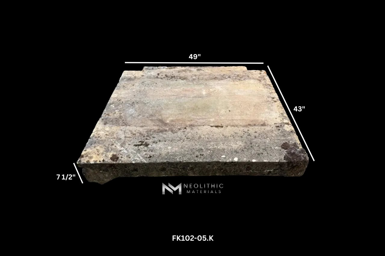 French Antique Limestone Slab - Image 7