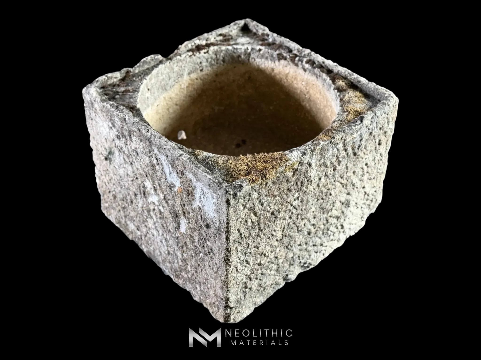 French Antique 19th Century Square Limestone Trough - Image 6