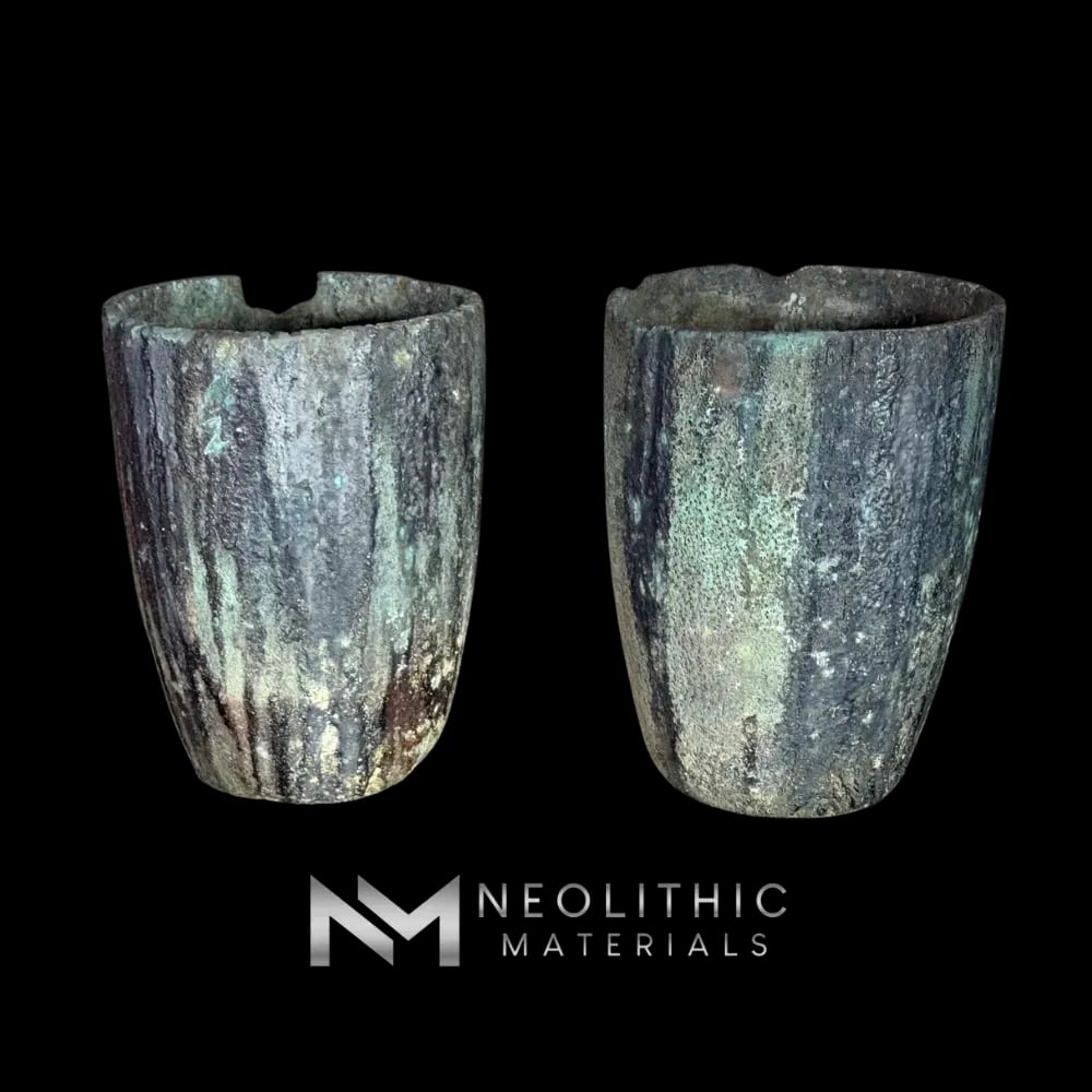 French Antique Large Crucibles (Pair)