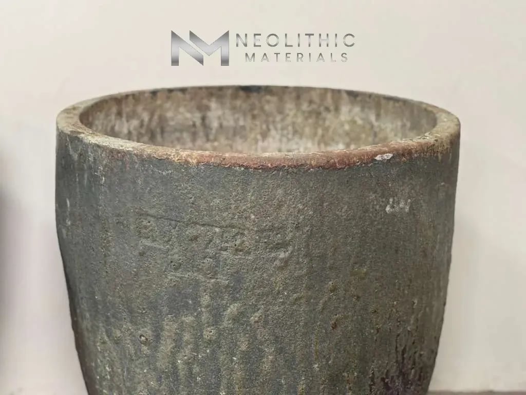 French Antique Foundry Crucibles (Pair) - Image 5