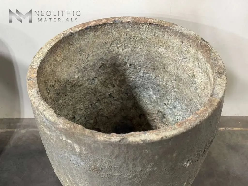 French Antique Foundry Crucibles (Pair) - Image 6