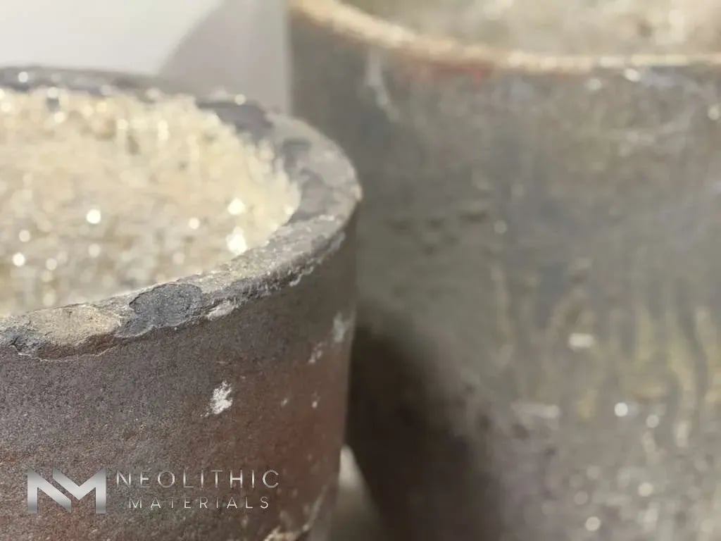 French Antique Foundry Crucibles (Pair) - Image 8