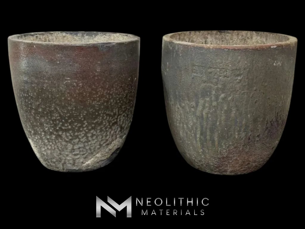 French Antique Foundry Crucibles (Pair)