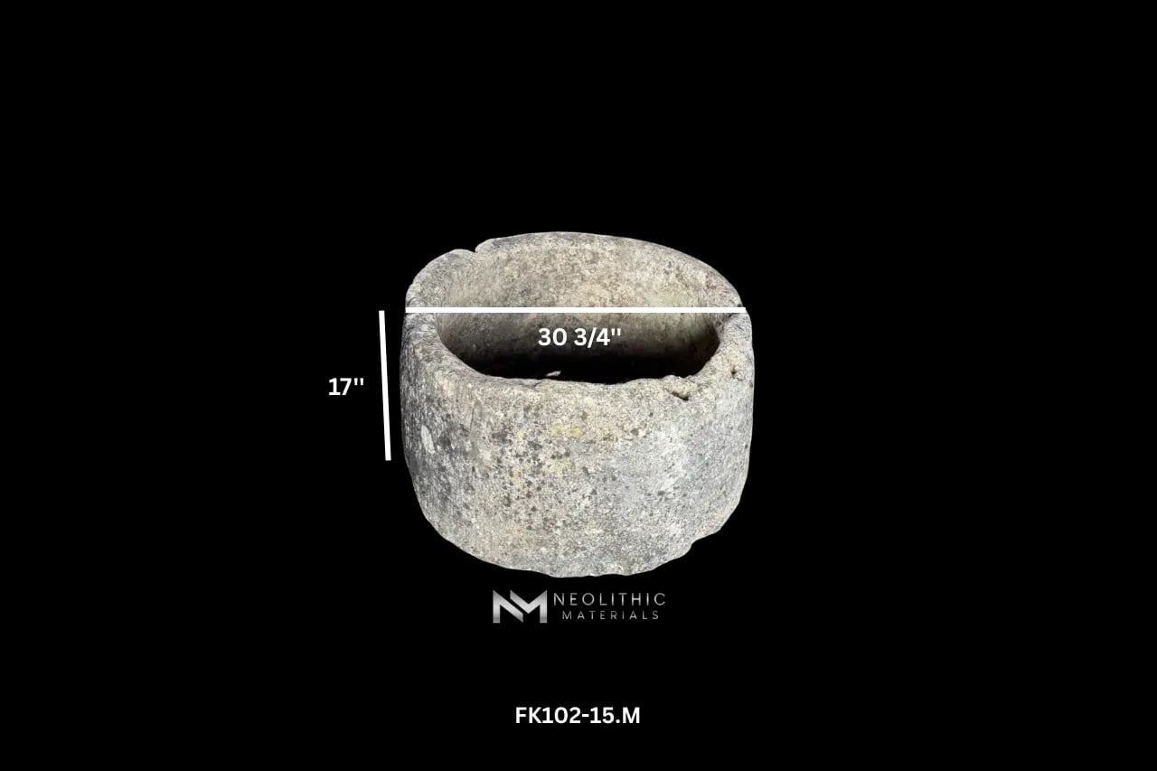 French Antique Limestone Well - Image 8