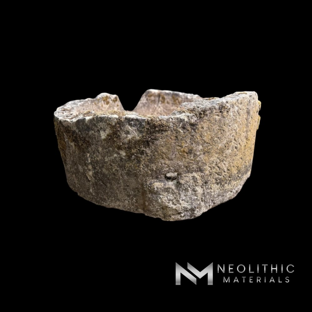 French Antique 18th Century Limestone Trough