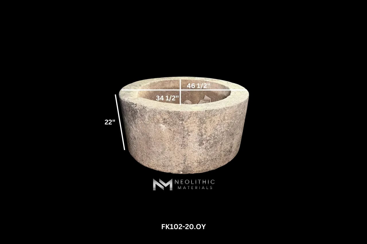 French Antique 19th Century Limestone Wellhead - Image 9