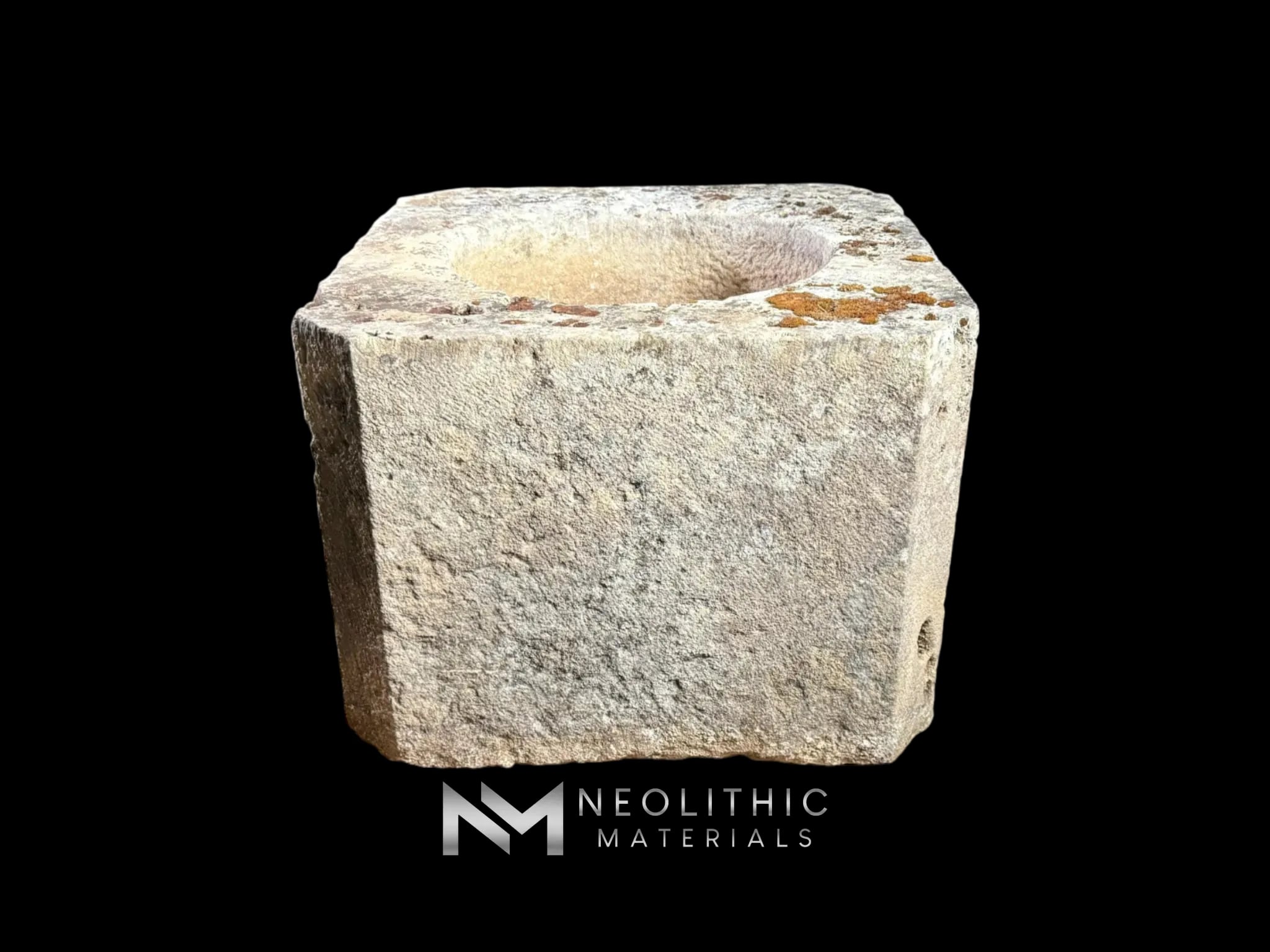 French Antique 19th Century Limestone Well
