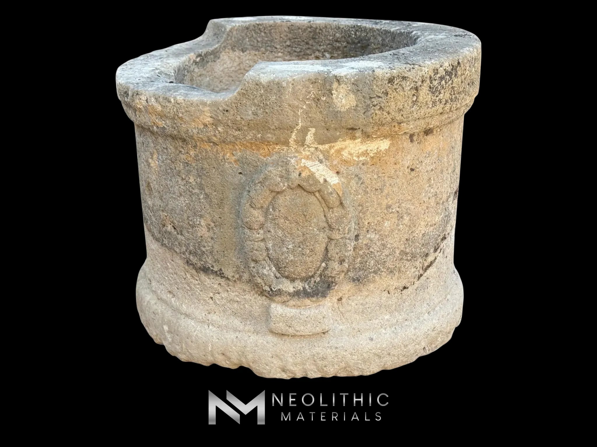 French Antique 18th Century Limestone Well - Image 1