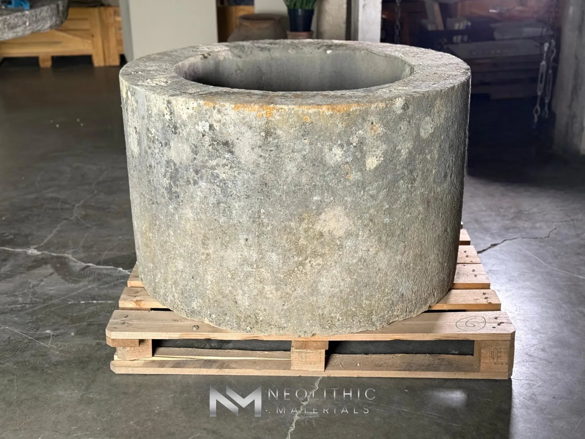 French Antique 19th Century Limestone Wellhead - Image 1