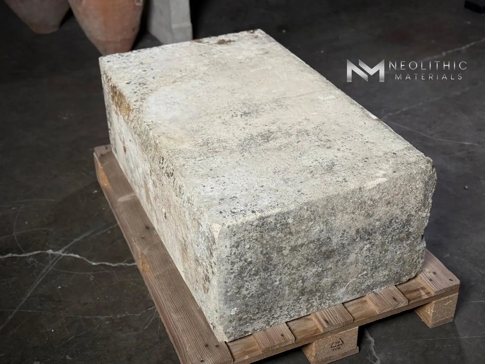French Antique Foundation Slab - Image 2