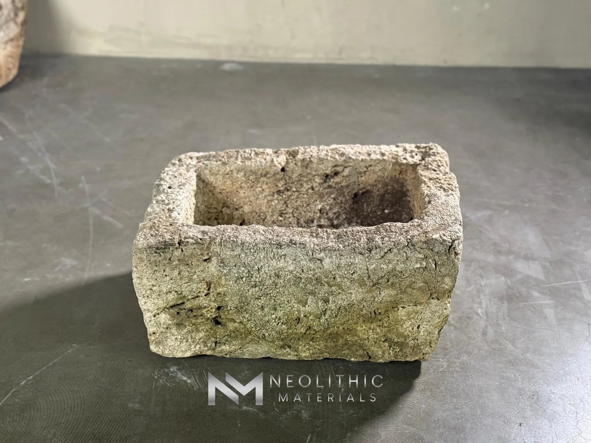 French Antique Limestone Trough - Image 1