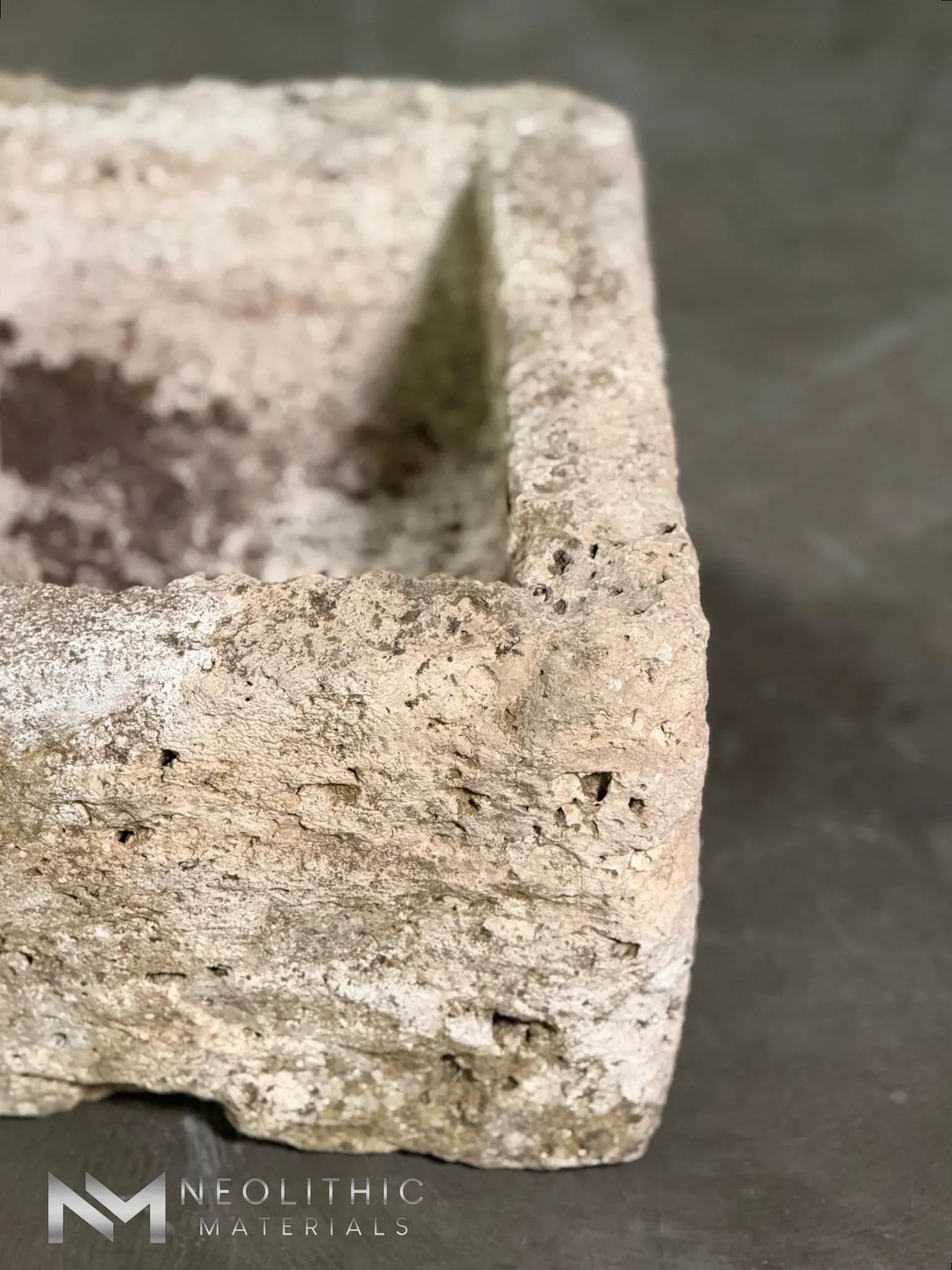 French Antique Limestone Trough - Image 4