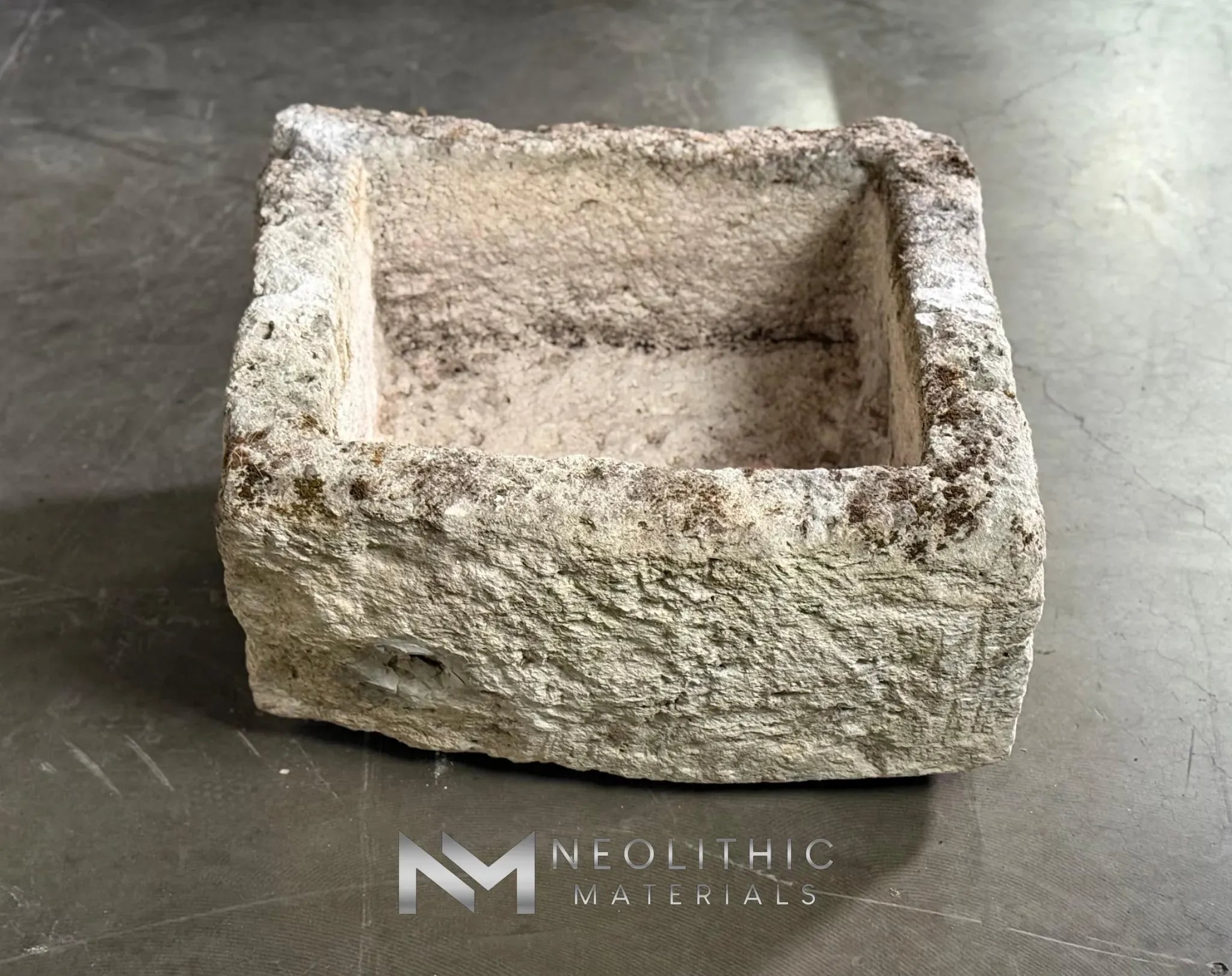 French Antique Limestone Trough - Image 1