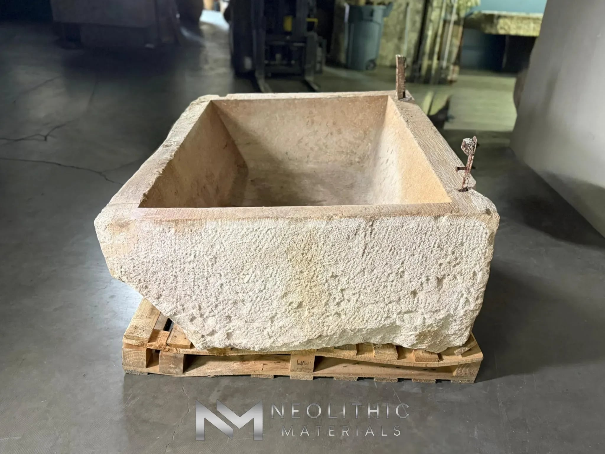 French Antique Limestone Trough - Image 4